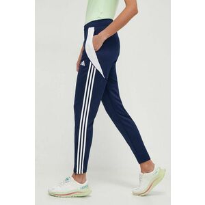 adidas Performance pantaloni de antrenament Tiro 24 culoarea bleumarin, cu imprimeu IS1006 imagine