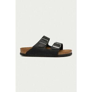 Birkenstock papuci din nubuc Arizona culoarea negru, 552113 imagine