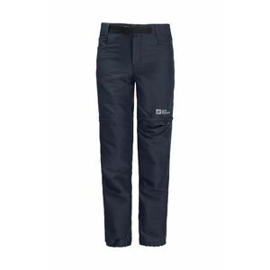 Jack Wolfskin pantaloni de ploaie pentru copii ACTIVE ZIP OFF culoarea albastru marin imagine