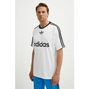 adidas Originals tricou bărbați, culoarea alb, cu imprimeu IM9459 imagine