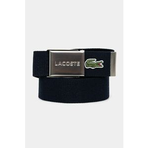 Lacoste curea barbati, culoarea albastru marin imagine