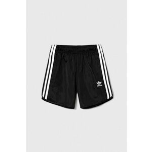 adidas Originals pantaloni scurti copii culoarea negru, talie reglabila imagine