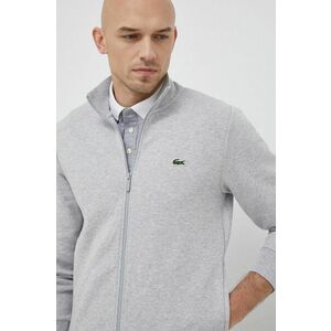 Lacoste bluză bărbați, culoarea gri, uni SH9622-031 imagine