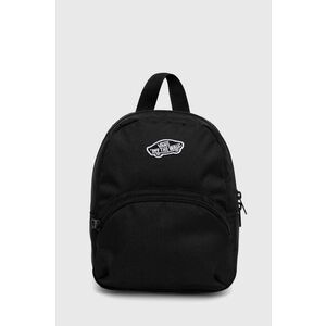 Vans ghiozdan culoarea negru, mic, neted imagine