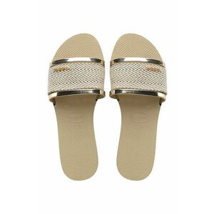 Havaianas papuci YOU TRANCOSO PREMIUM femei, culoarea bej 4146063.0154 imagine