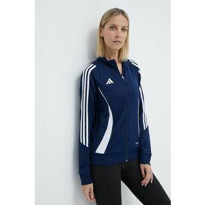 adidas Performance hanorac de antrenament Tiro 24 culoarea bleumarin, cu imprimeu IR7492 imagine