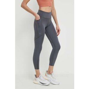 Under Armour leggins de alergare Fly Fast 3.0 culoarea gri, neted imagine