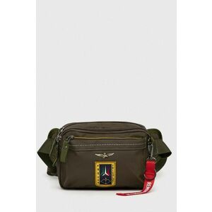 Aeronautica Militare borseta culoarea verde imagine