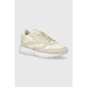 Reebok Classic sneakers din piele Classic Leather culoarea gri, 100074461 imagine