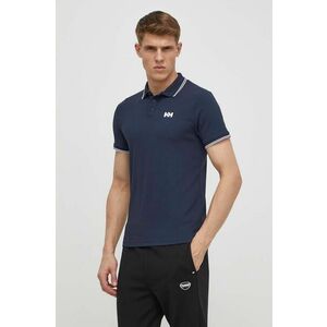 Helly Hansen tricou polo barbati, culoarea alb, neted imagine