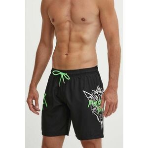 PLEIN SPORT pantaloni scurti de baie culoarea negru, PS24MBL03 imagine