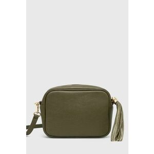 Answear Lab poseta de piele culoarea verde imagine