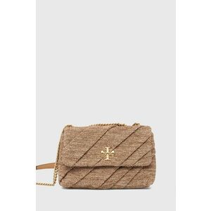 Tory Burch poseta Kira Draped Raffia Small culoarea bej, 154828.211 imagine