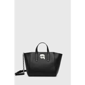 Karl Lagerfeld poseta de piele culoarea negru, 245W3051 imagine