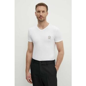 Versace tricou barbati, culoarea alb imagine