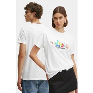 Kaotiko tricou din bumbac culoarea alb, cu imprimeu, AP013-01-G002 imagine