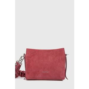 Coccinelle geanta de mana din piele intoarsa BOHEME SUEDE BIMATERIAL culoarea roz, E1 P6P 58 01 01 imagine