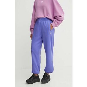 adidas Originals pantaloni de trening culoarea violet, neted, IY9636 imagine