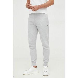 Lacoste pantaloni de trening bărbați, culoarea gri, uni XH9624-132 imagine