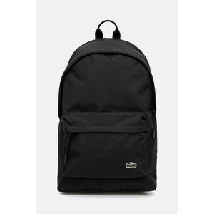 Lacoste rucsac culoarea negru, mare, neted, NU4592NE imagine