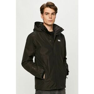 Helly Hansen geacă DUBLINER INSULATED JACKET bărbați, culoarea negru, de tranziție 53117 imagine