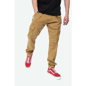 Alpha Industries pantaloni Utility Pant bărbați, culoarea maro, cu fit cargo 128202.13-brown imagine