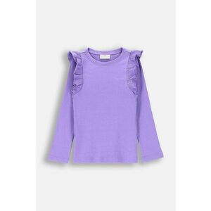 Coccodrillo longsleeve copii culoarea violet, ACADEMY GIRL KIDS imagine