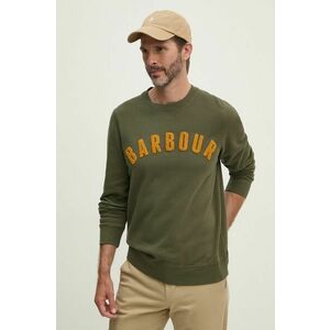 Barbour bluza barbati, culoarea verde, melanj imagine