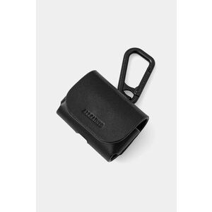 AllSaints husă airpod din piele AIRPOD CASE culoarea negru, M079XB imagine