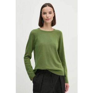 United Colors of Benetton pulover din amestec de lana femei, culoarea verde, light, 1035D1P17 imagine