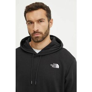 The North Face bluza Essential Hoodie barbati, culoarea negru, cu glugă, neted, NF0A89ESJK31 imagine