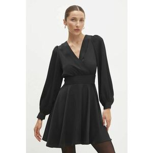 Answear Lab rochie culoarea negru, mini, evazati imagine