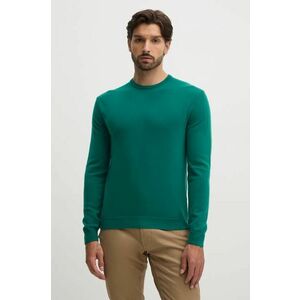 United Colors of Benetton pulover de lana barbati, culoarea verde, light, 1002U1G34 imagine