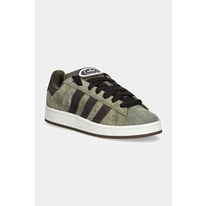 adidas Originals sneakers din piele intoarsă Campus 00s culoarea verde, ID1418 imagine