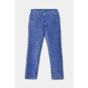 United Colors of Benetton pantaloni copii culoarea violet, modelator, 4T4MGE029 imagine