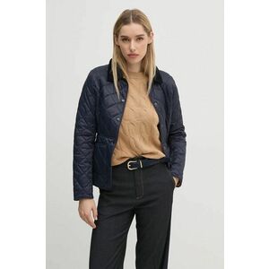 Barbour geaca femei, culoarea albastru marin, de tranzitie imagine