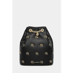 Karl Lagerfeld rucsac culoarea negru, mic, cu imprimeu, 246W3033 imagine