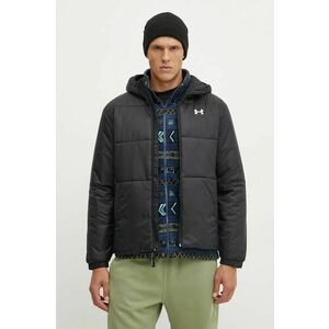 Under Armour geaca INSULATED barbati, culoarea negru, de iarna, 1389182 imagine