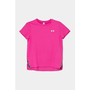 Under Armour tricou copii Knockout Tee culoarea roz, 1383727 imagine