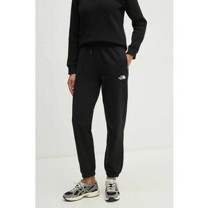 The North Face pantaloni de trening din bumbac Essential culoarea negru, neted, NF0A8A6KJK31 imagine