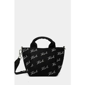 Karl Lagerfeld poseta culoarea negru, 246W3883 imagine