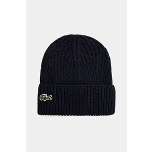 Lacoste căciulă de lână culoarea negru, de lana, RB0001 imagine