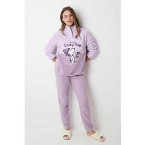 women'secret pijama Snoopy femei, culoarea roz, 3138580 imagine