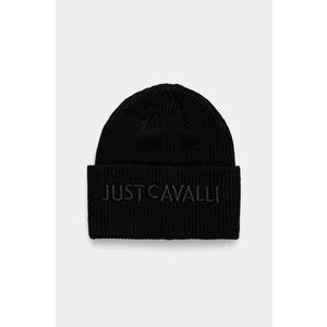 Just Cavalli caciula culoarea negru, 77QAZK03 ZG327 imagine