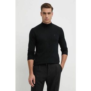 Karl Lagerfeld pulover de lana barbati, culoarea negru, light, cu turtleneck, 544399.655002 imagine