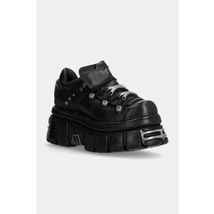 New Rock sneakers din piele culoarea negru, M-120N-S27 imagine