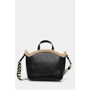 Karl Lagerfeld poseta de piele culoarea negru, 246W3084 imagine