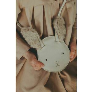 Donsje geanta de mana din piele pentru copii Britta Exclusive Purse Rabbit culoarea bej, 5002024 imagine