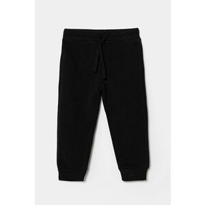 United Colors of Benetton pantaloni de trening pentru copii culoarea negru, neted, 3EB5GF04A imagine