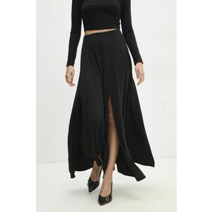 Answear Lab fusta culoarea negru, maxi, evazati imagine